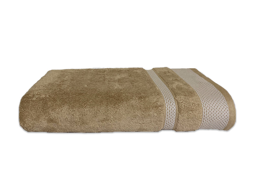 Champagne Gold - Gold 100% Cotton Bath Towel - Hygro By Spaces