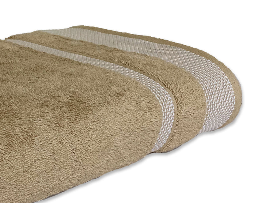 Champagne Gold - Gold 100% Cotton Bath Towel - Hygro By Spaces