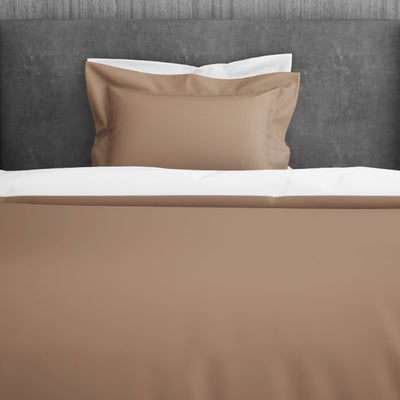 Solid Maple Sugar - Light Brown 100% Cotton Shell Single Quilt / AC Comforter - Hygro By Spaces