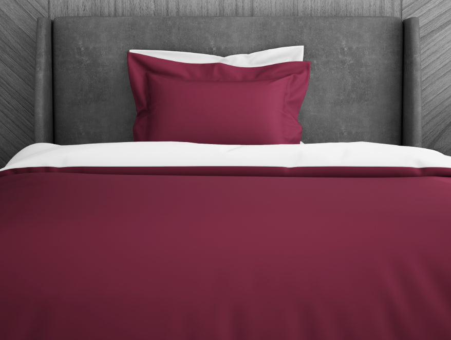 Solid Sangaria - Dark Violet 100% Cotton Shell Single Quilt / AC Comforter - Hygro By Spaces