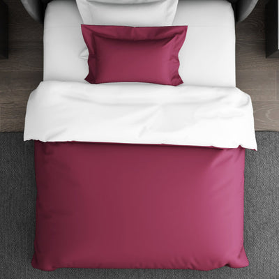 Solid Sangaria - Dark Violet 100% Cotton Shell Single Quilt / AC Comforter - Hygro By Spaces
