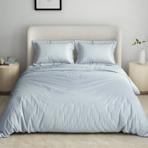 Solid Sky Blue - Light Blue Fleece Blanket - Cushlon By Spaces