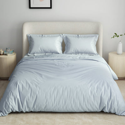 Solid Sky Blue - Light Blue Fleece Blanket - Cushlon By Spaces