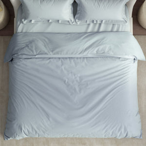 Solid Sky Blue - Light Blue Fleece Blanket - Cushlon By Spaces