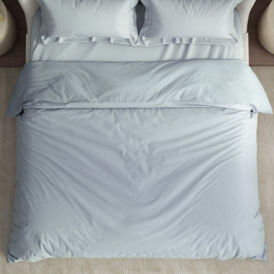 Solid Sky Blue - Light Blue Fleece Blanket - Cushlon By Spaces
