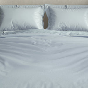 Solid Sky Blue - Light Blue Fleece Blanket - Cushlon By Spaces