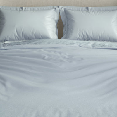 Solid Sky Blue - Light Blue Fleece Blanket - Cushlon By Spaces