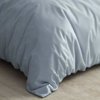 Solid Sky Blue - Light Blue Fleece Blanket - Cushlon By Spaces