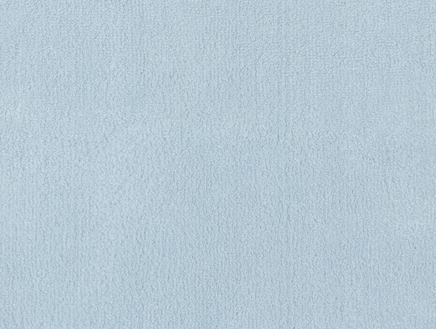 Solid Sky Blue - Light Blue Fleece Blanket - Cushlon By Spaces