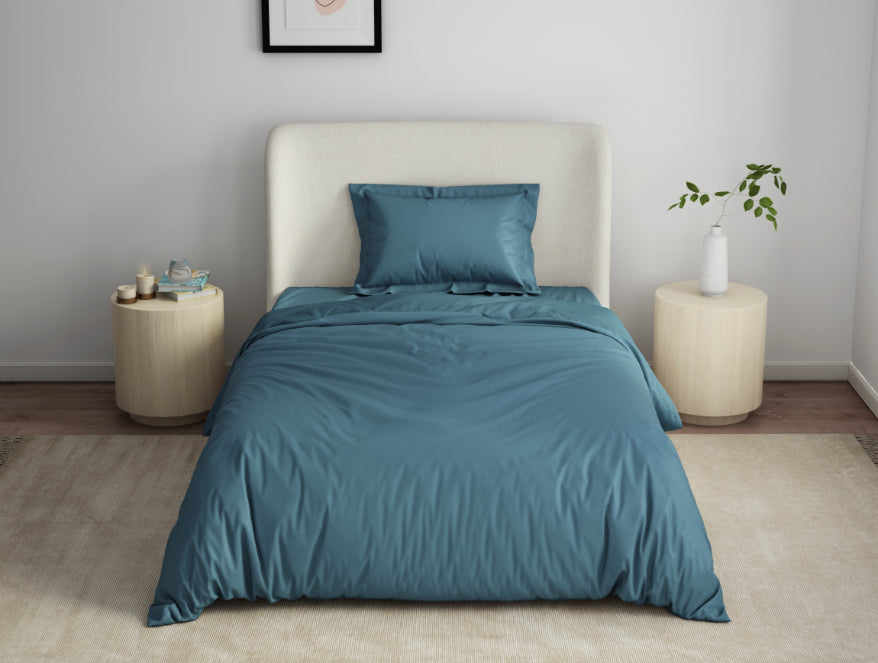 Solid Royal Blue - Blue Blanket Fleece - Cushlon By Spaces
