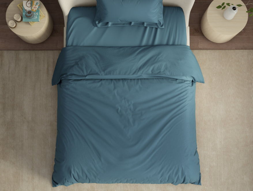 Solid Royal Blue - Blue Blanket Fleece - Cushlon By Spaces