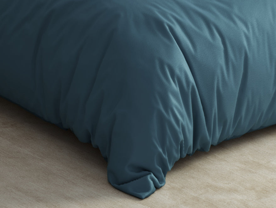 Solid Royal Blue - Blue Blanket Fleece - Cushlon By Spaces