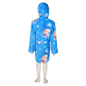 Disney Frozen Easy Care Blue 100% Cotton Small Bath Robe - By Spaces