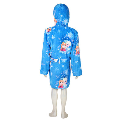 Disney Frozen Easy Care Blue 100% Cotton Small Bath Robe - By Spaces