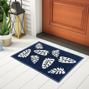 Unwinders Nylon Door Mats Small-Dark Blue