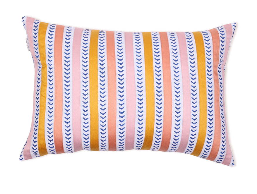 Spun 100% Cotton Cushion Covers Applique Block printed -Mix