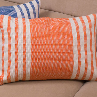 Spaces Spun 100% Cotton Cushion Covers-Orange