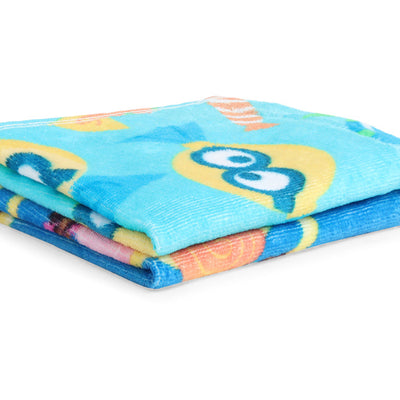 Universal Minions 2 Piece 100% Cotton Face Towel Set - Skyblu/Cblt Blu - By Spaces