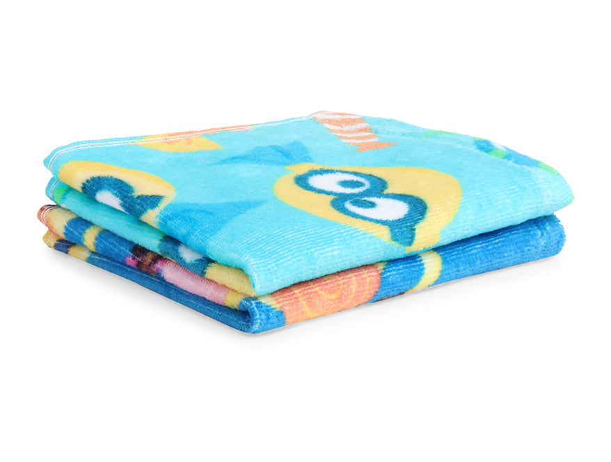 Universal Minions 2 Piece 100% Cotton Face Towel Set - Skyblu/Cblt Blu - By Spaces