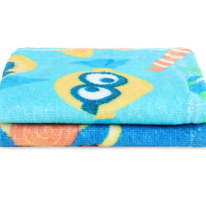 Universal Minions 2 Piece 100% Cotton Face Towel Set - Skyblu/Cblt Blu - By Spaces