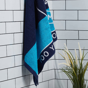 Wimbledon 2022 Bath Towel - 100% Cotton- Dark Blue
