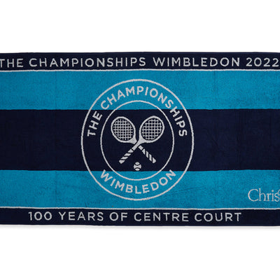 Wimbledon 2022 Bath Towel - 100% Cotton- Dark Blue
