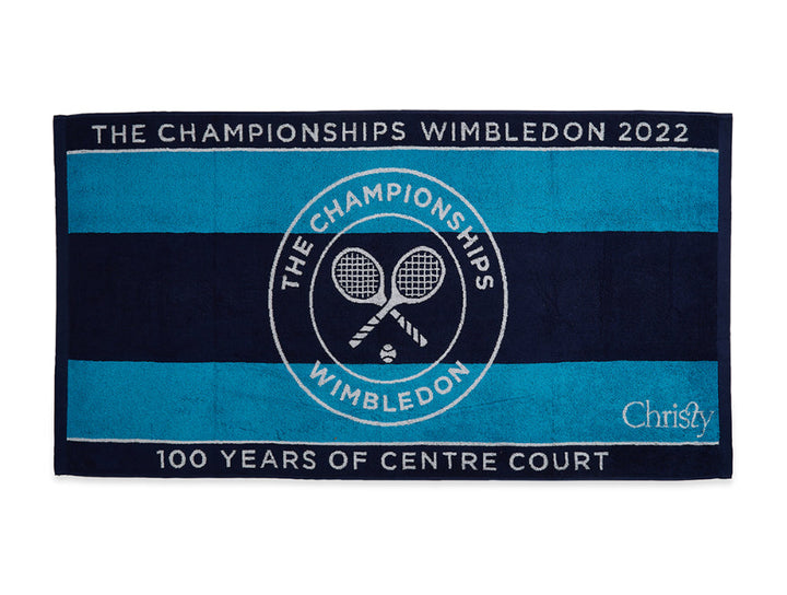 Wimbledon 2022 Bath Towel - 100% Cotton- Dark Blue