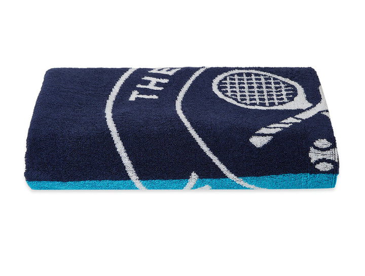 Wimbledon 2022 Bath Towel - 100% Cotton- Dark Blue