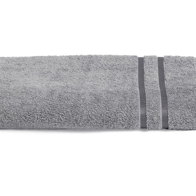 Gunmetal Grey - Dark Grey 100% Cotton Bath Towel - Atrium By Spaces
