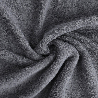 Gunmetal Grey - Dark Grey 100% Cotton Bath Towel - Atrium By Spaces