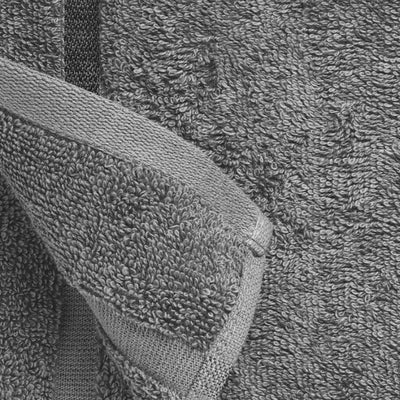 Gunmetal Grey - Dark Grey 100% Cotton Bath Towel - Atrium By Spaces