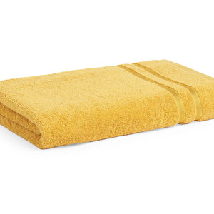 Mustard - Dark Yellow 100% Cotton Bath Towel - Atrium By Spaces