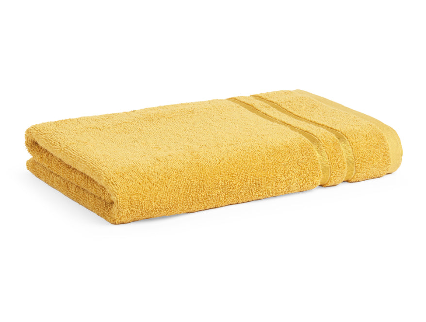 Mustard - Dark Yellow 100% Cotton Bath Towel - Atrium By Spaces