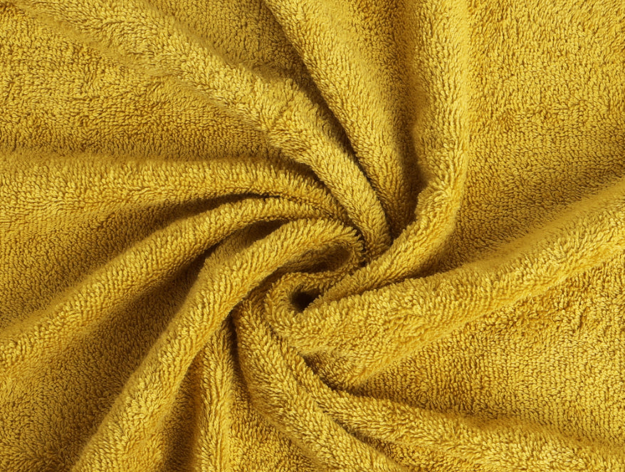 Mustard - Dark Yellow 100% Cotton Bath Towel - Atrium By Spaces