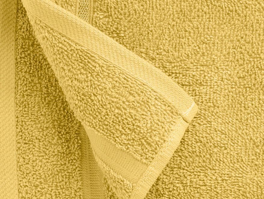 Mustard - Dark Yellow 100% Cotton Bath Towel - Atrium By Spaces