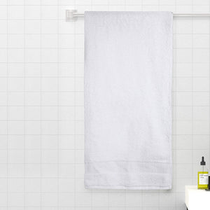 White 100% Cotton Bath Towel - Atrium Plus By Spaces