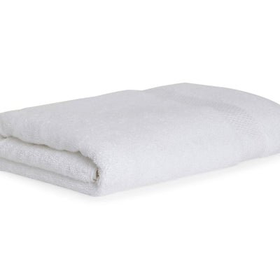 White 100% Cotton Bath Towel - Atrium Plus By Spaces