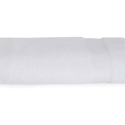 White 100% Cotton Bath Towel - Atrium Plus By Spaces