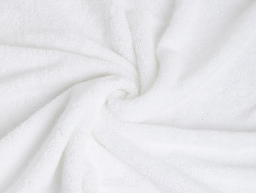 White 100% Cotton Bath Towel - Atrium Plus By Spaces