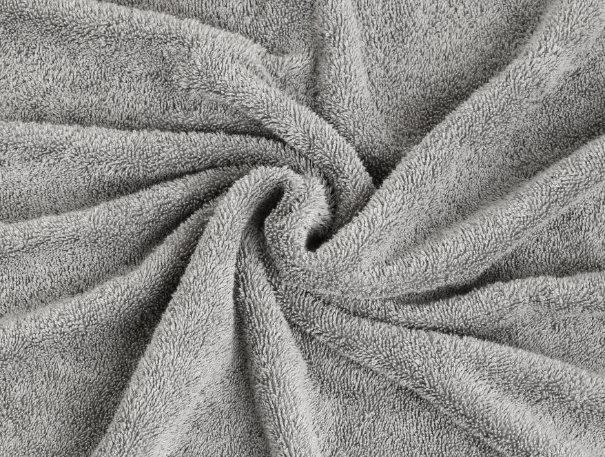 Gunmetal Grey - Dark Grey 100% Cotton Bath Towel - Atrium Plus By Spaces