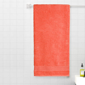 Grape Fruit - Red 100% Cotton Bath Towel - Atrium Plus By Spaces