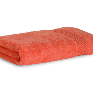 Grape Fruit - Red 100% Cotton Bath Towel - Atrium Plus By Spaces