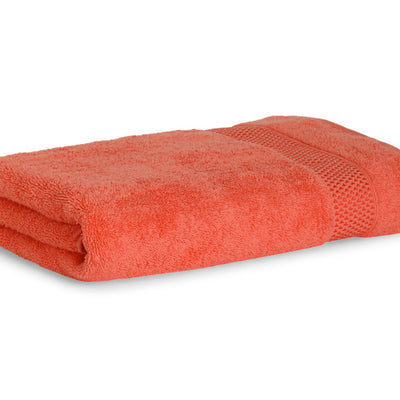 Grape Fruit - Red 100% Cotton Bath Towel - Atrium Plus By Spaces