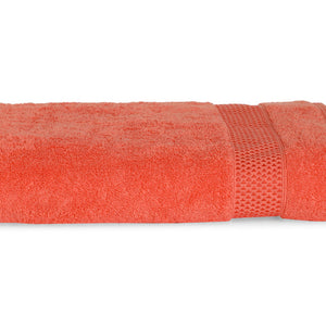 Grape Fruit - Red 100% Cotton Bath Towel - Atrium Plus By Spaces