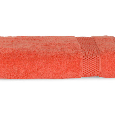 Grape Fruit - Red 100% Cotton Bath Towel - Atrium Plus By Spaces