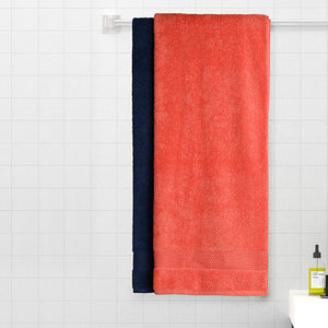 Grape Fruit/Mid 2 Piece 100% Cotton Bath Towel Set - Atrium Plus By Spaces