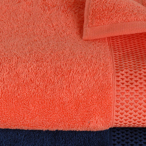Grape Fruit/Mid 2 Piece 100% Cotton Bath Towel Set - Atrium Plus By Spaces