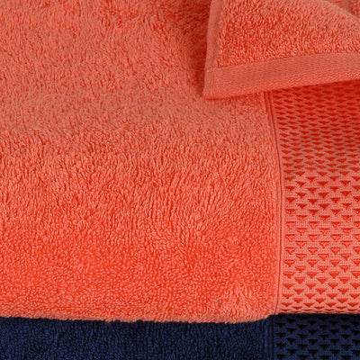 Grape Fruit/Mid 2 Piece 100% Cotton Bath Towel Set - Atrium Plus By Spaces