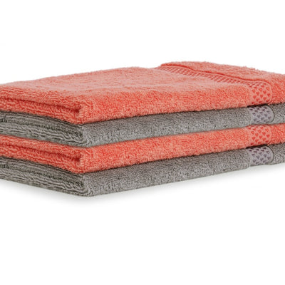 Grape Fruit/Gun 4 Piece 100% Cotton Hand Towel Set - Atrium Plus By Spaces