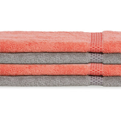 Grape Fruit/Gun 4 Piece 100% Cotton Hand Towel Set - Atrium Plus By Spaces